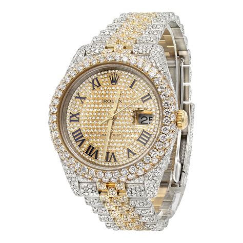 fake diamond encrusted watch|diamond collectible watches.